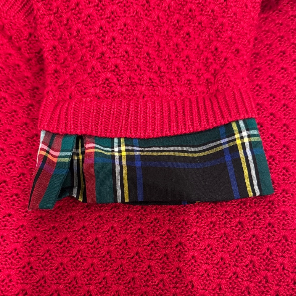 Talbots Red Crew Neck Sweater - Picture 3 of 3